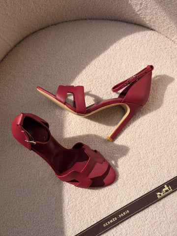 Hermes heel sandal 10cm