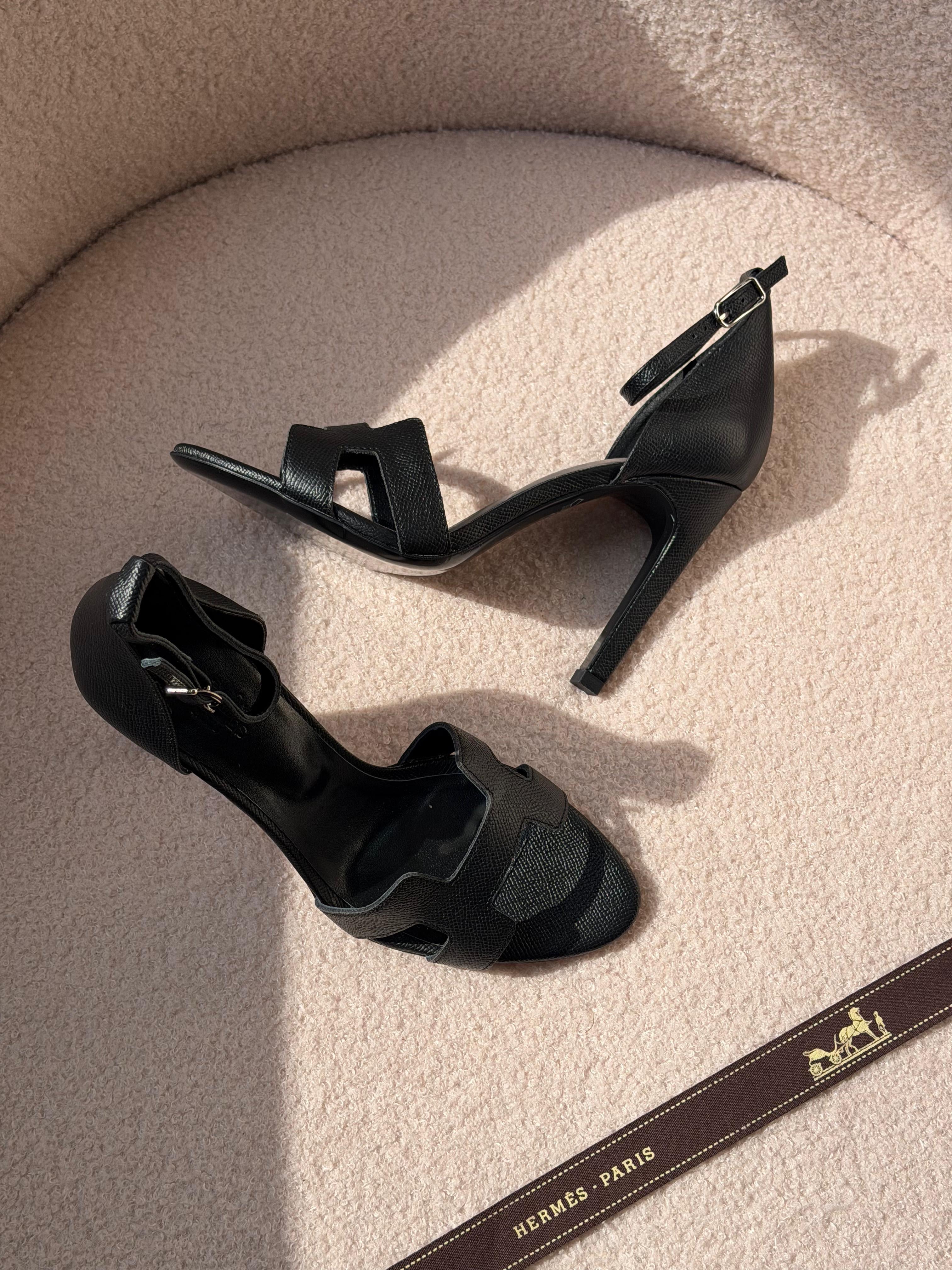 Hermes heel sandal 10cm